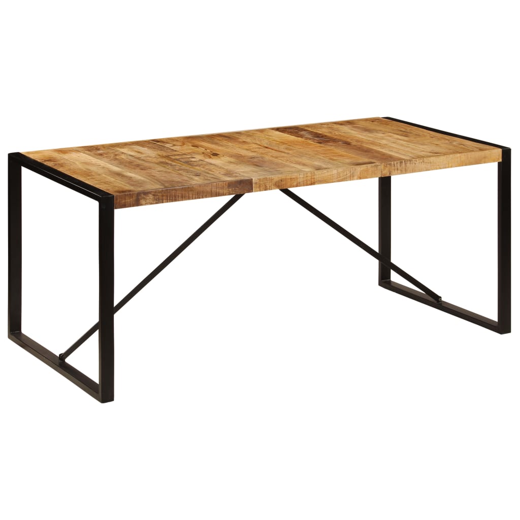 vidaXL virtuves galds, 180x90x75 cm, mango masīvkoks