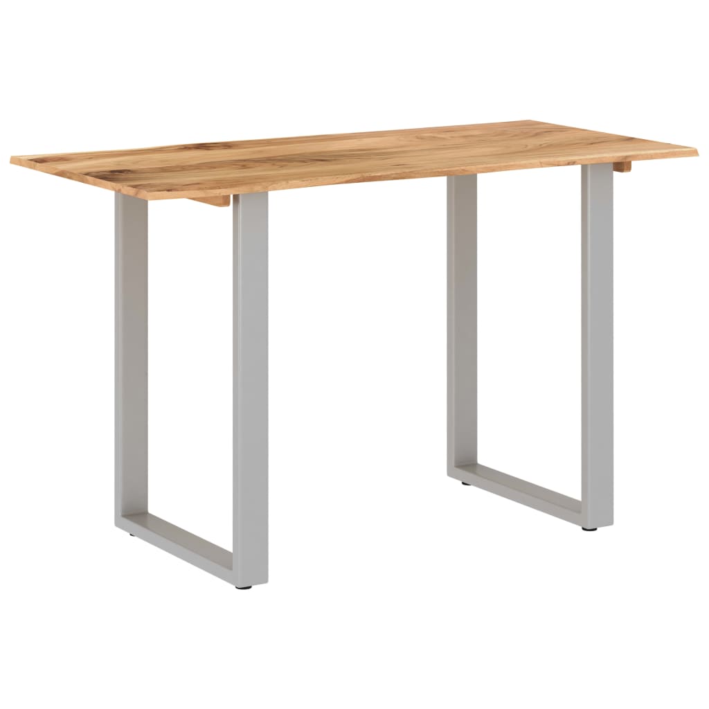 vidaXL virtuves galds, 118x58x76 cm, akācijas masīvkoks