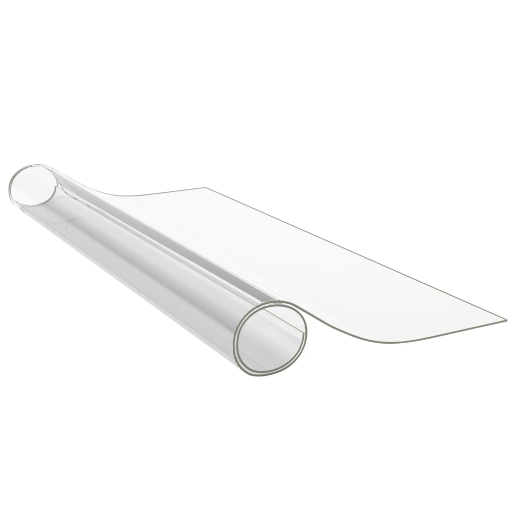 vidaXL galda aizsargsegums, matēts, 80x80 cm, 2 mm, PVC