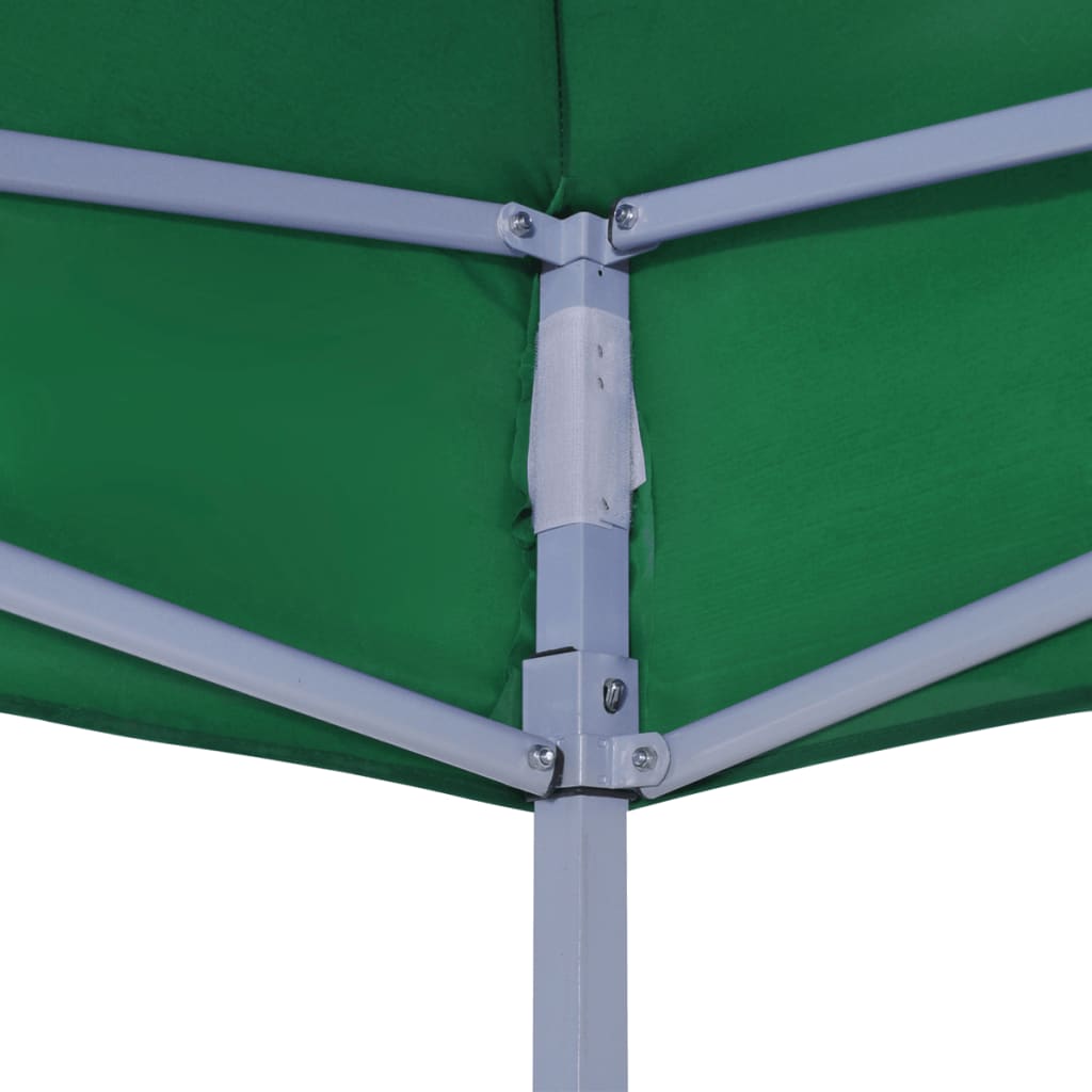 vidaXL saliekama telts, 3x3 m, zaļa