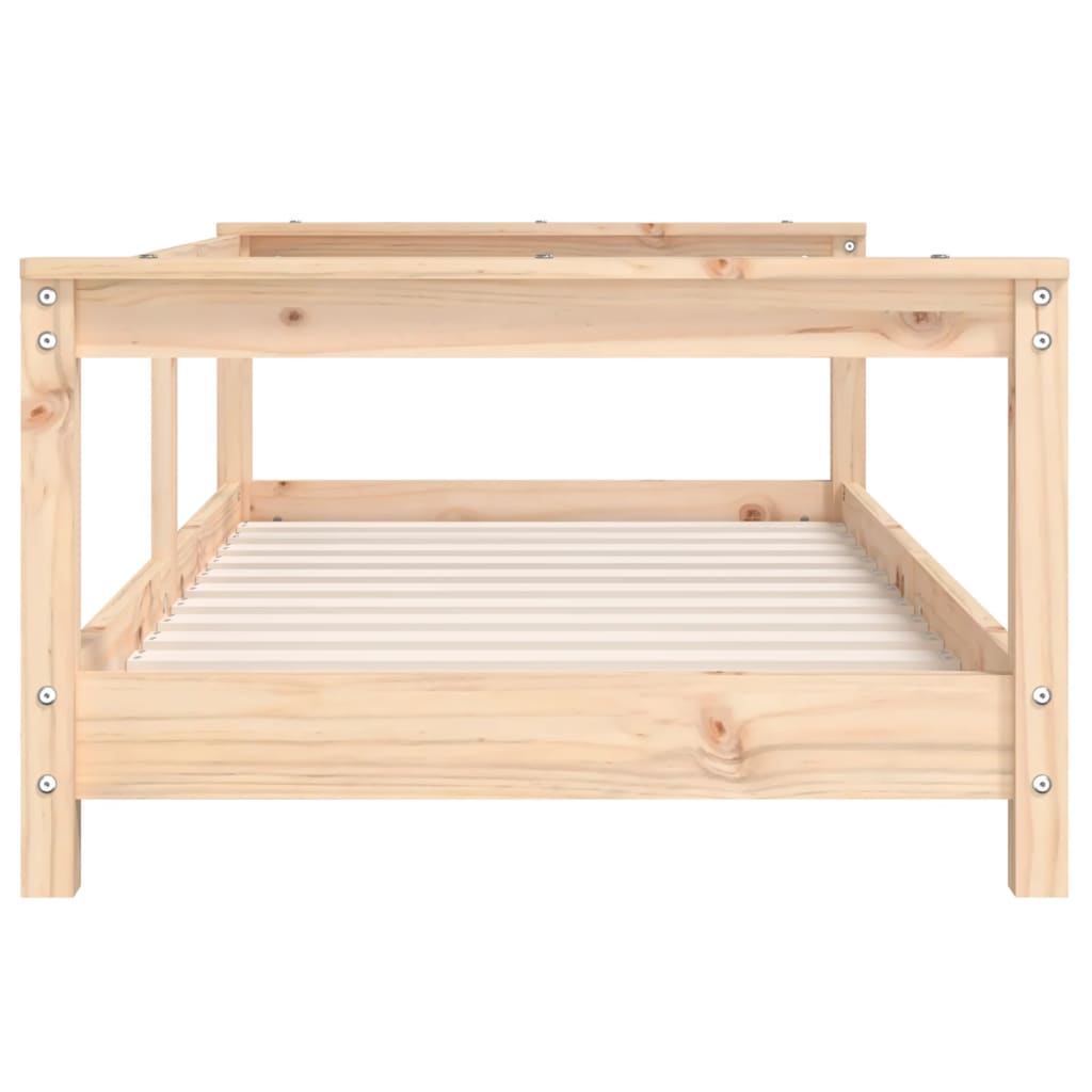vidaXL bērnu gultas rāmis, priedes masīvkoks, 70x140 cm