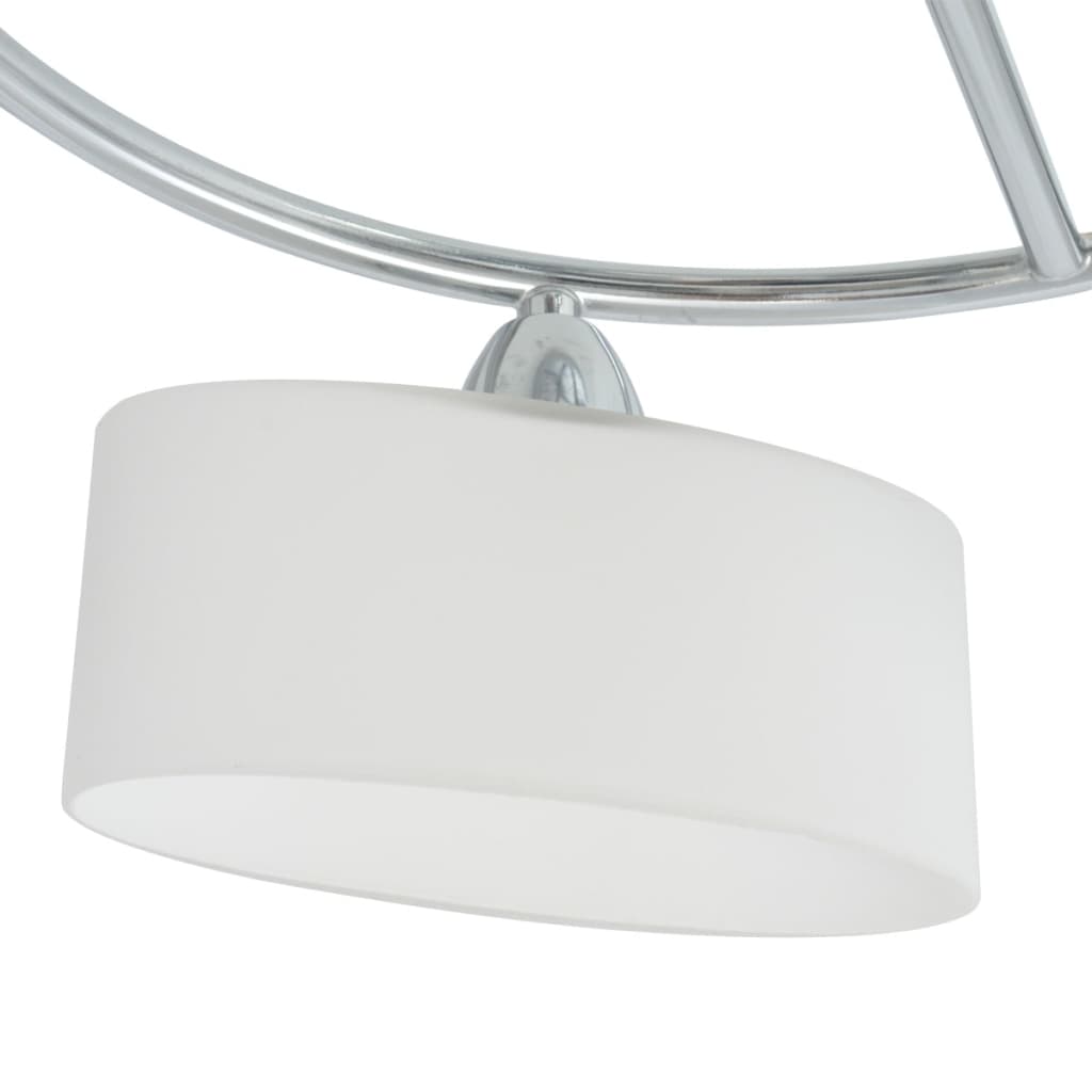 vidaXL griestu lampa ar elipsoidāliem abažūriem, 5 E14 spuldzes, 200 W