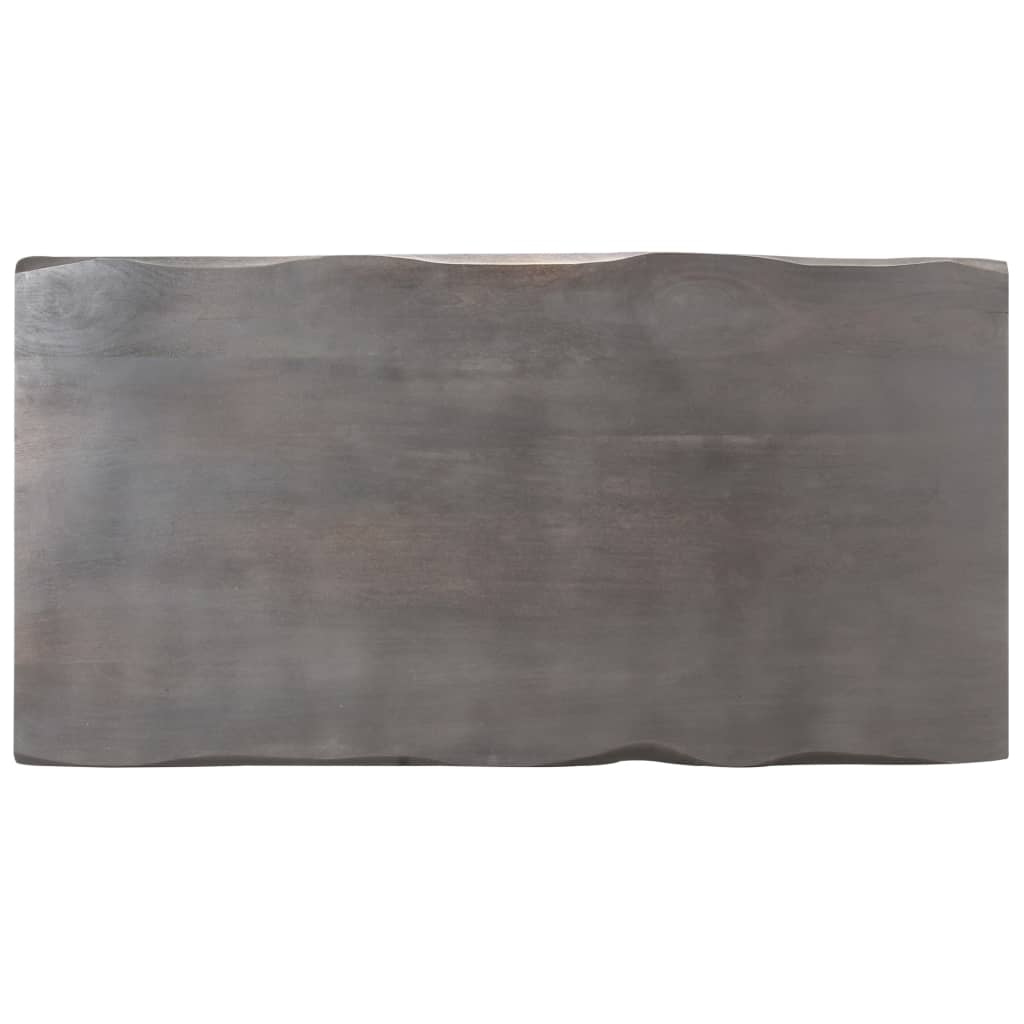 vidaXL kafijas galdiņš, dabīgas formas malas, 115x60x40 cm, akācija