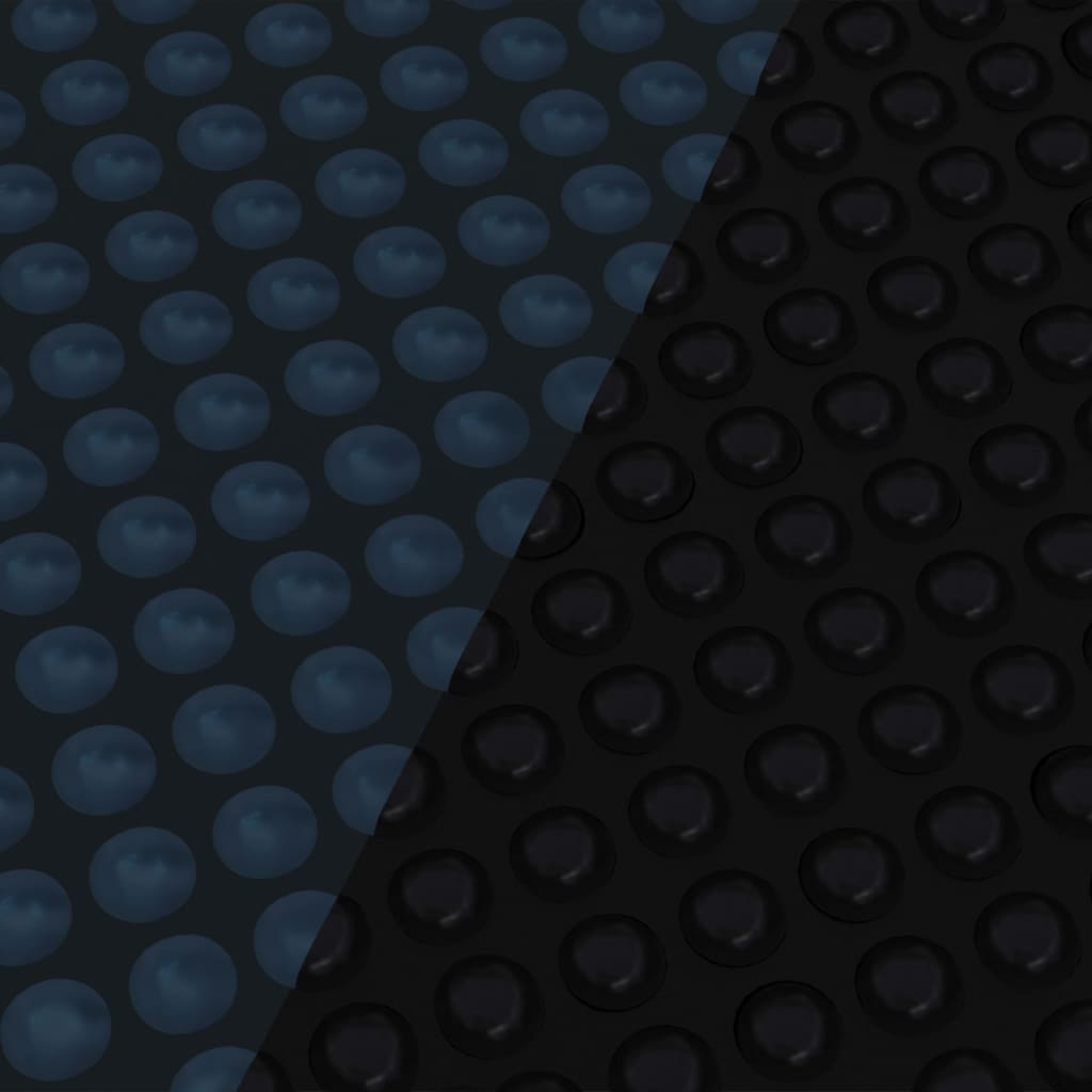 vidaXL baseina pārklājs, solārs, peldošs, 381 cm, melns un zils PE