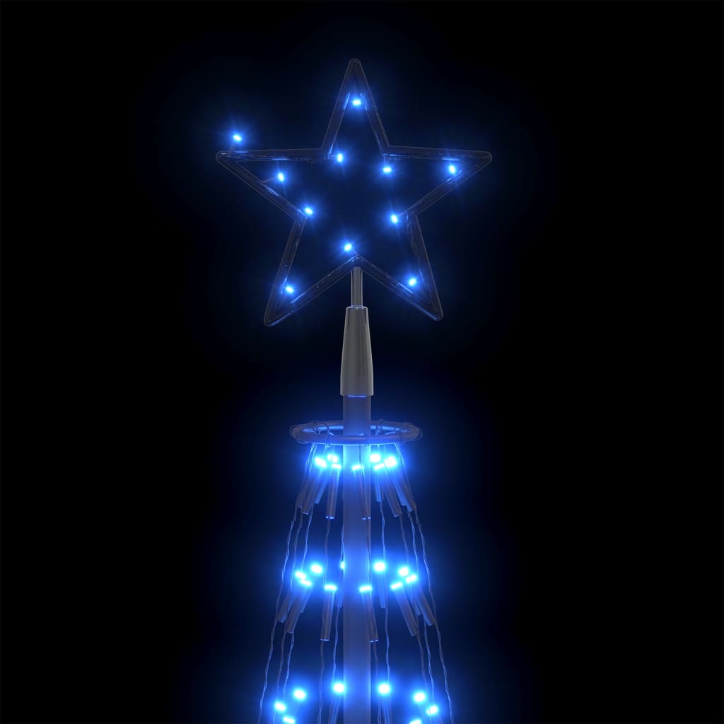 vidaXL Ziemassvētku koks, 752 zilas LED lampiņas, 160x500 cm