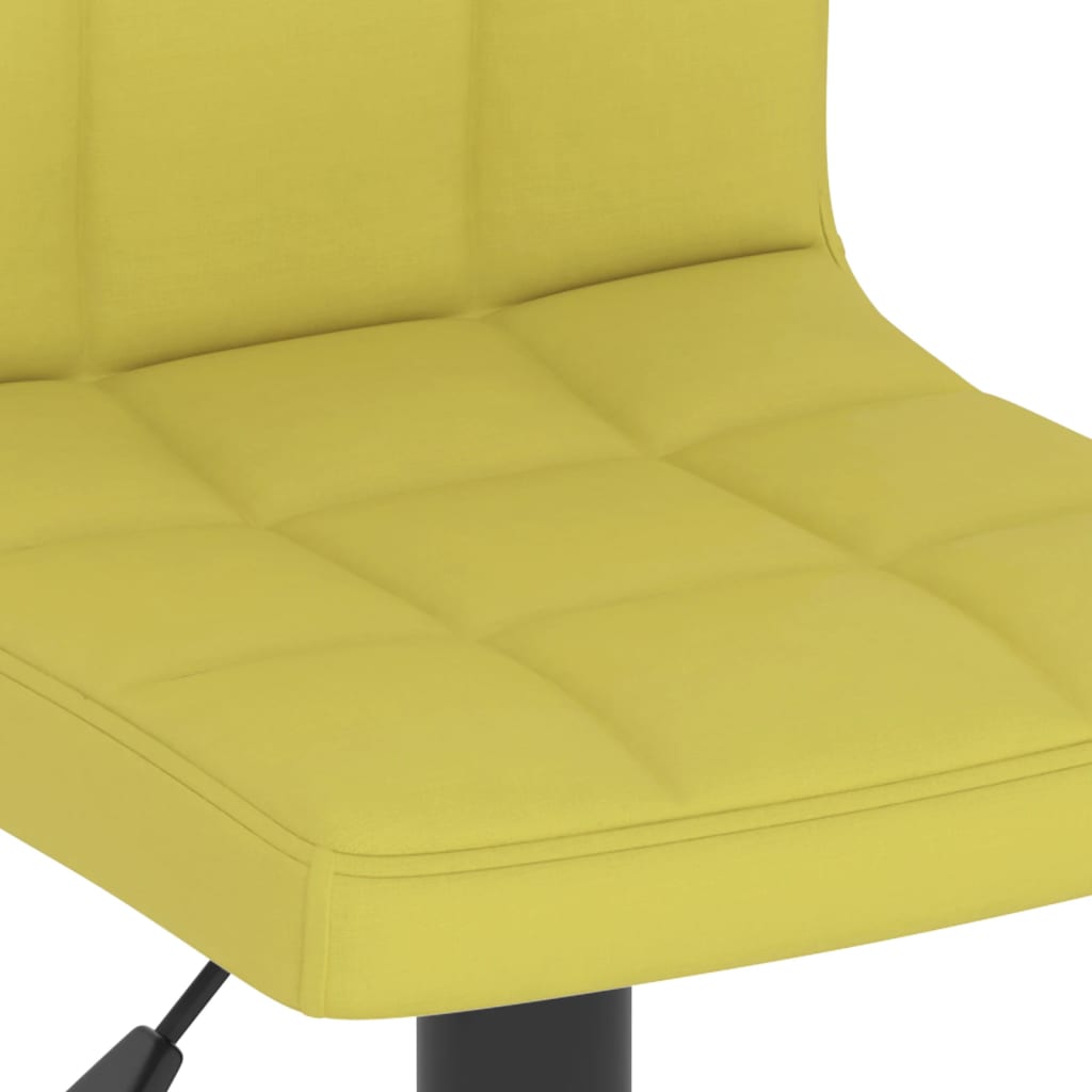 vidaXL bāra krēsls, zaļš audums