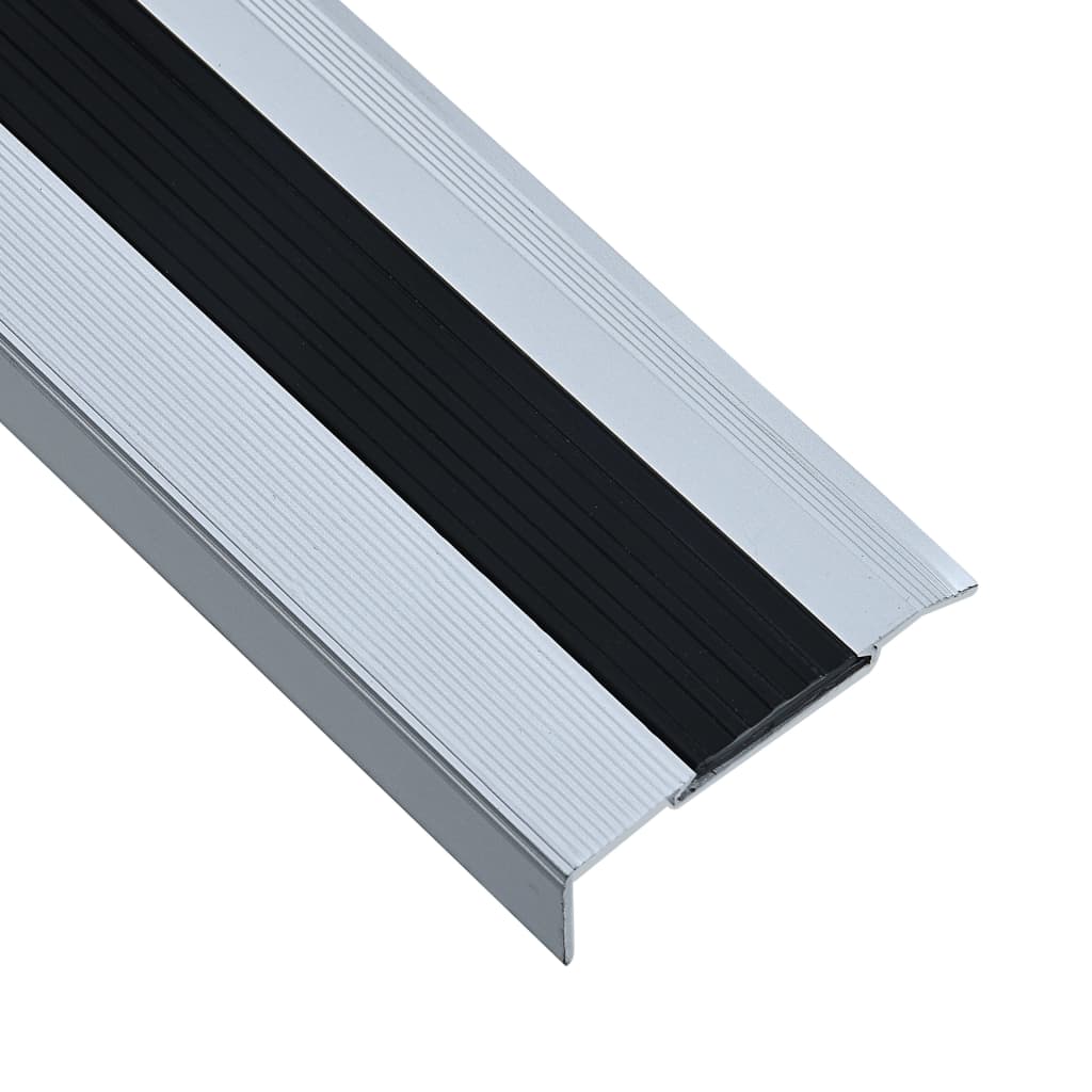 vidaXL kāpņu profili, 15 gab., L forma, 134 cm, alumīnijs