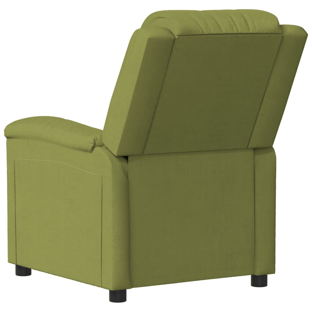 vidaXL masāžas krēsls, gaiši zaļš samts