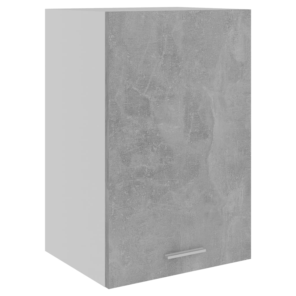 vidaXL piekarams skapītis, betona pelēks, 39,5x31x60 cm, skaidu plātne