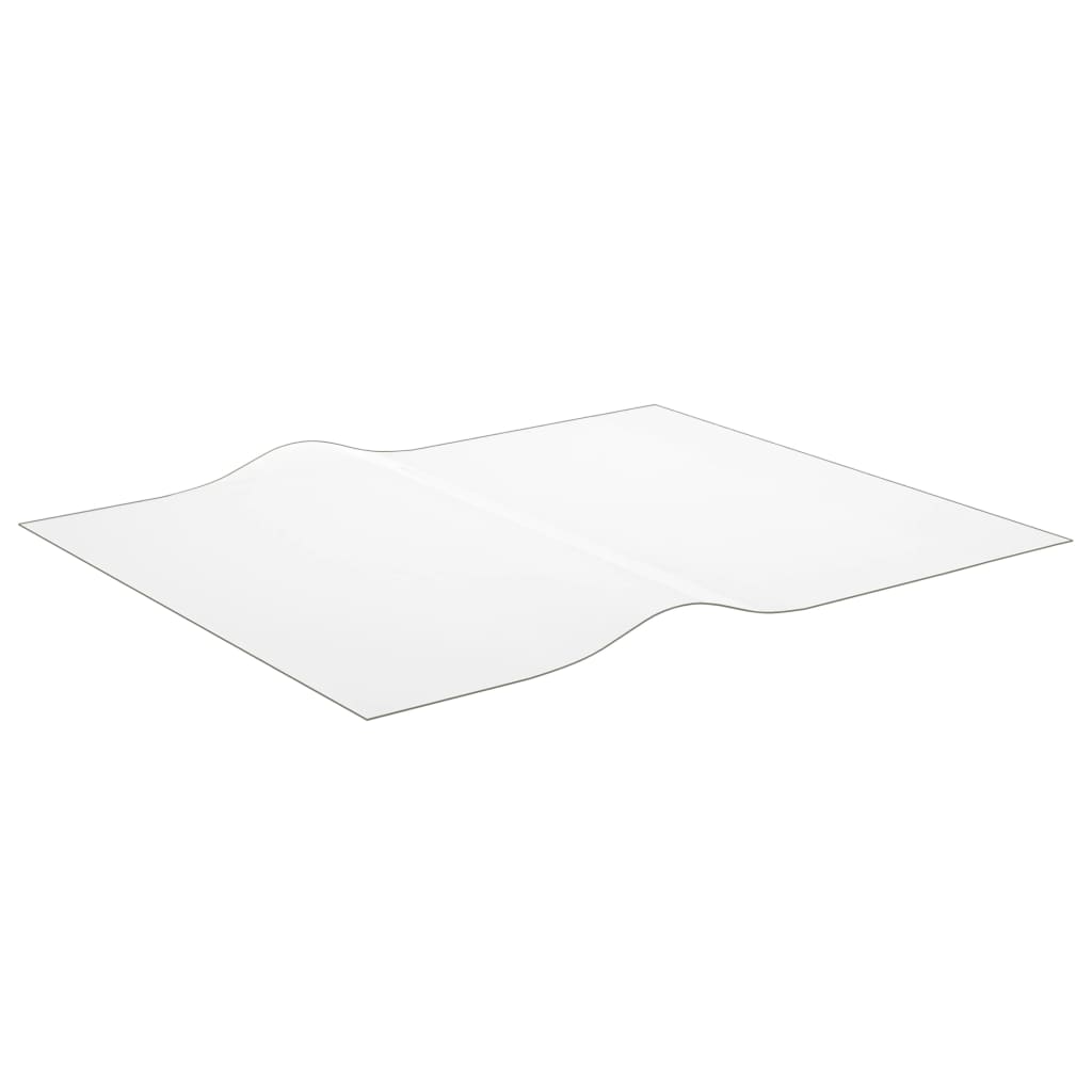 vidaXL galda aizsargsegums, caurspīdīgs, 100x90 cm, 2 mm, PVC