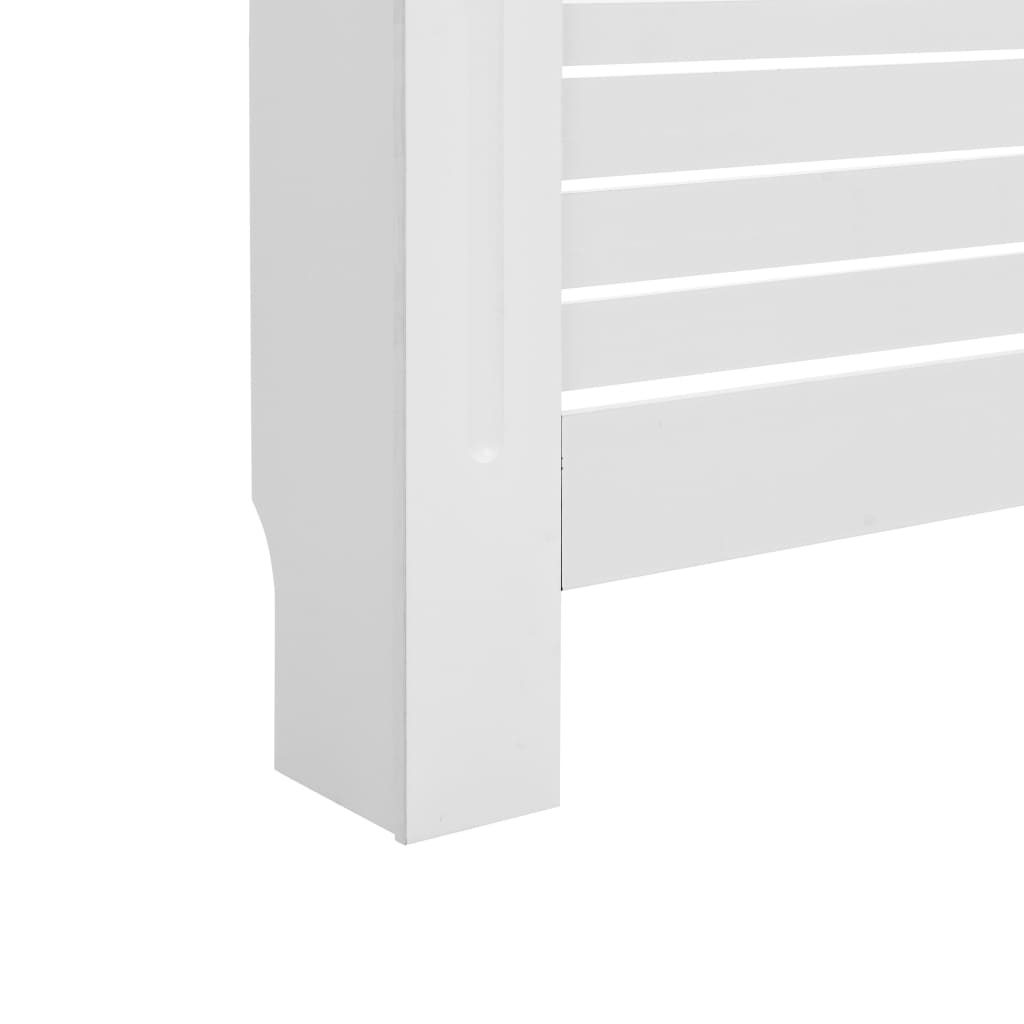 vidaXL radiatora pārsegi, 2 gab., balti, 152x19x81,5 cm, MDF