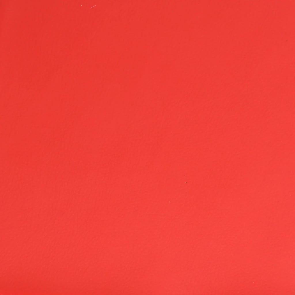 vidaXL kājsoliņš, 60x60x36 cm, sarkana mākslīgā āda