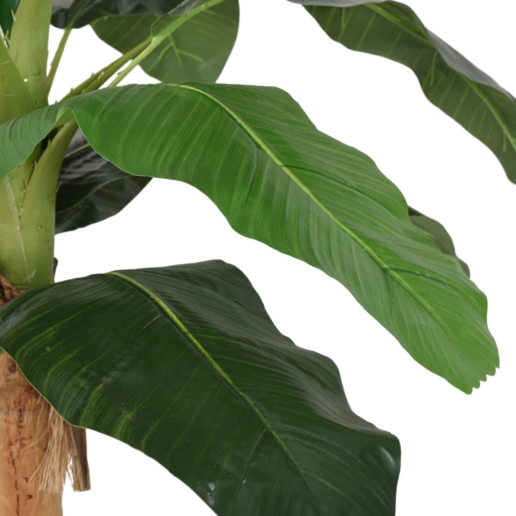 vidaXL mākslīgais banānkoks, 19 lapas, 180 cm, zaļš