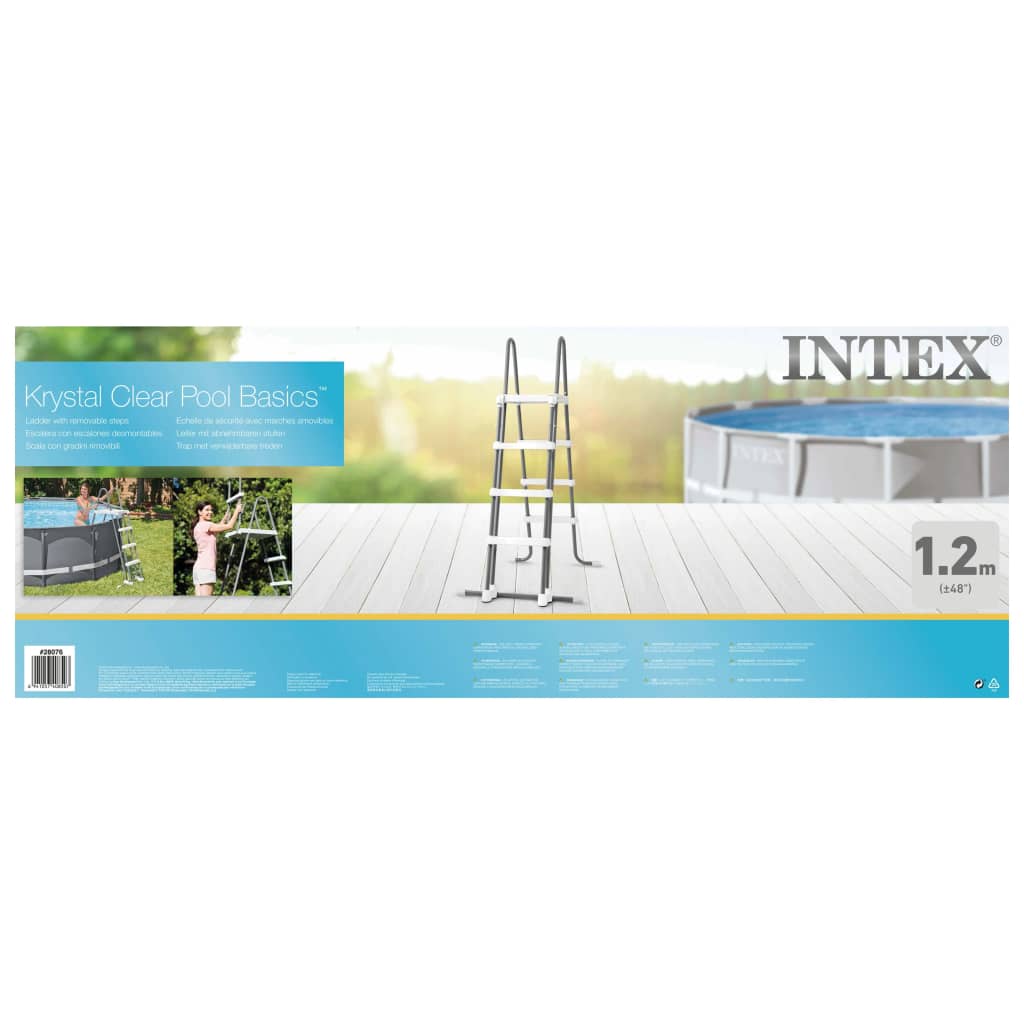 Intex baseina drošības kāpnes, 4 pakāpieni, 122 cm