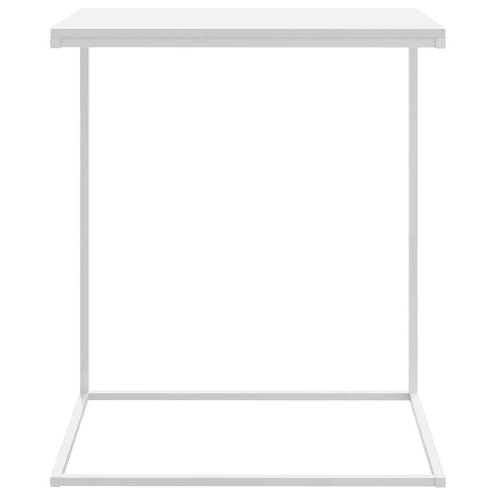 vidaXL galdiņš, balts, 55x35x66 cm, inženierijas koks