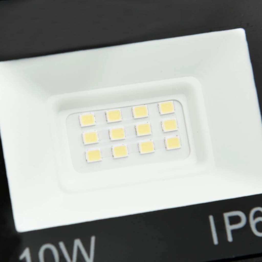 vidaXL LED prožektori, 2 gab., 10 W, vēsi balta gaisma