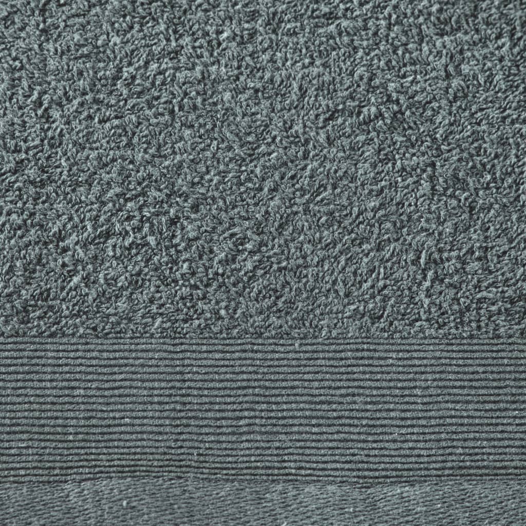 vidaXL dušas dvieļi, 2 gab., kokvilna, 70x140 cm, 450 gsm, zaļi