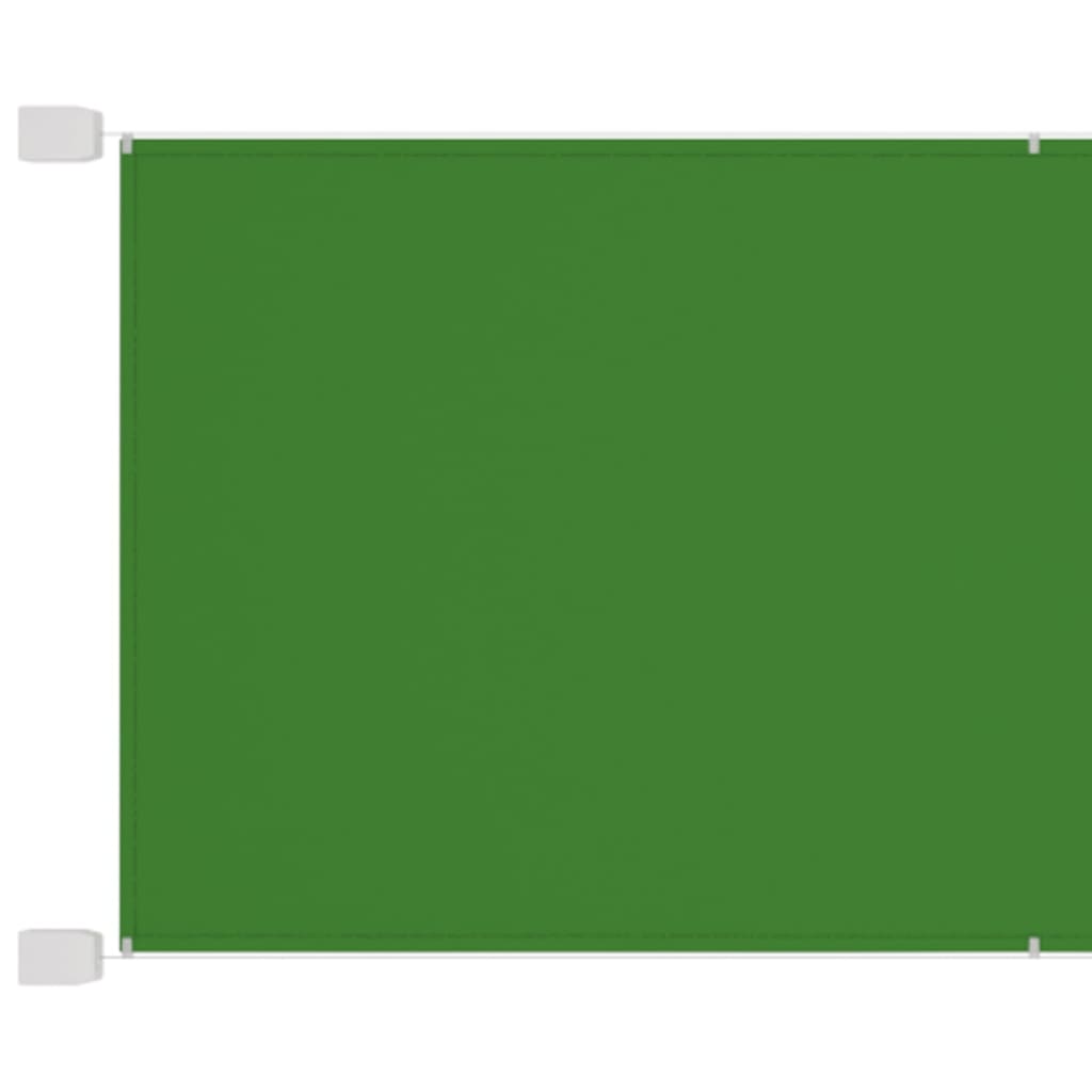 vidaXL vertikāla markīze, gaiši zaļa, 100x600 cm, Oksfordas audums
