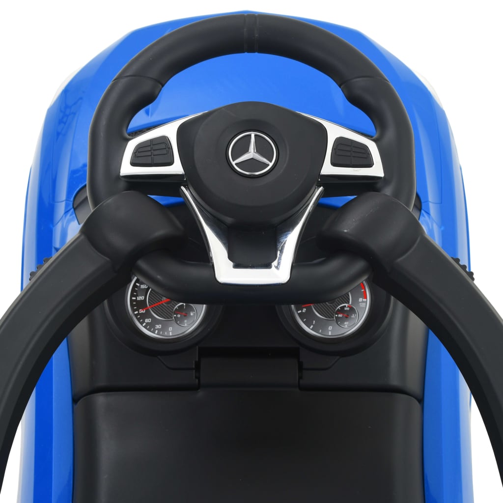 vidaXL bērnu rotaļu auto, Mercedes Benz GLE63, stumjams, zils