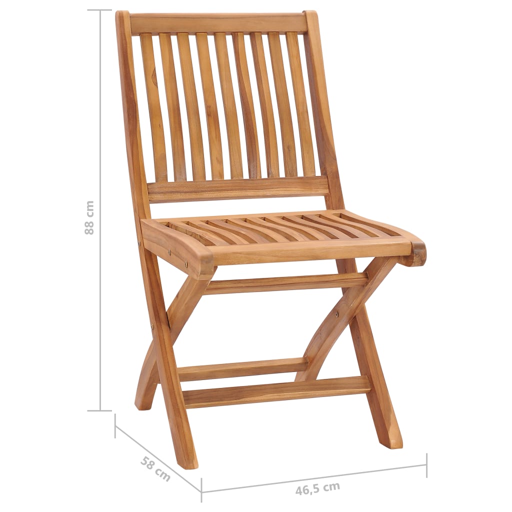 vidaXL dārza krēsli, 2 gab., krēmbalti matrači, masīvs tīkkoks