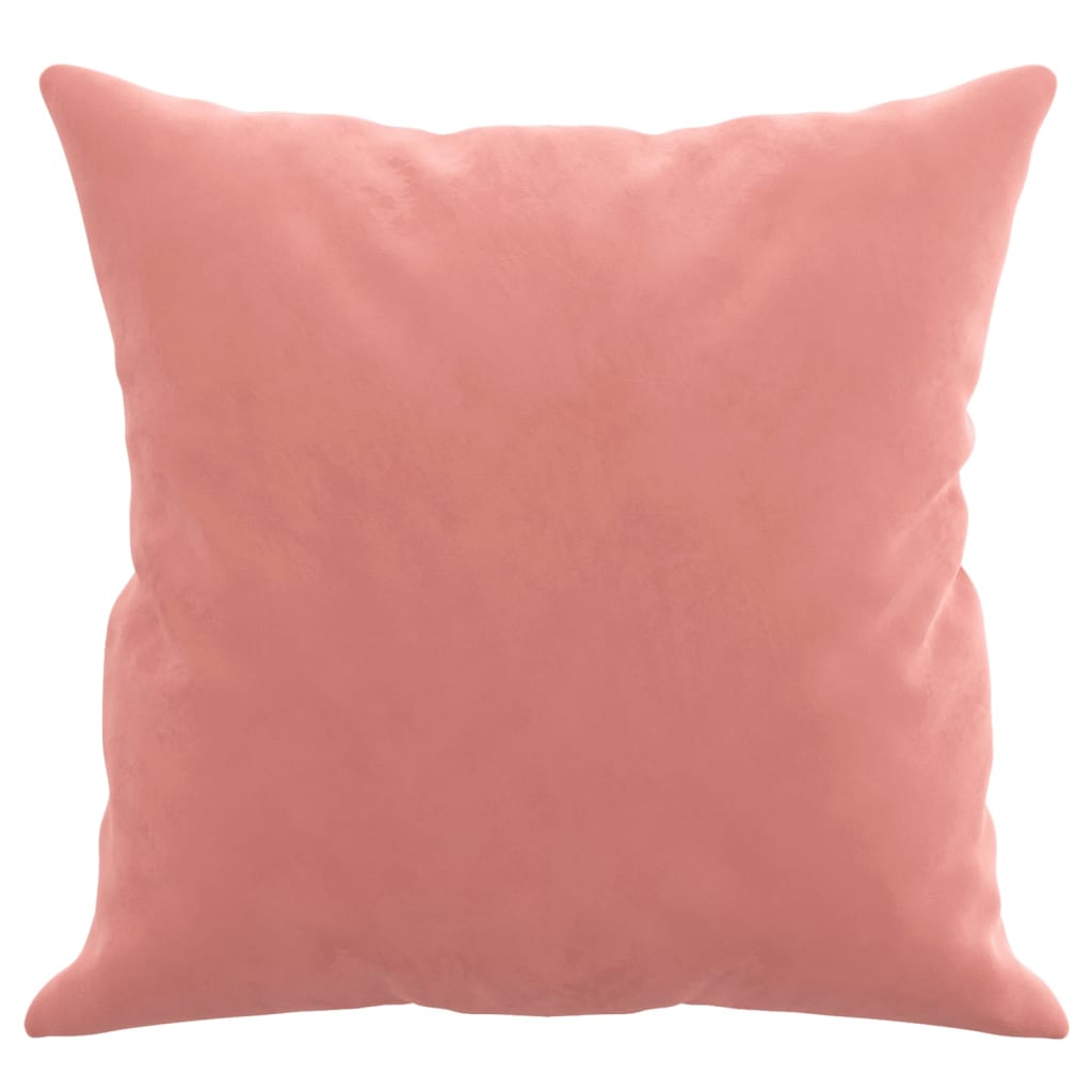 vidaXL dekoratīvi spilveni, 2 gab., 40x40 cm, rozā samts