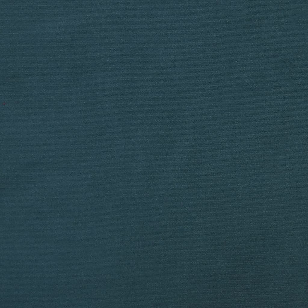 vidaXL kājsoliņš, 78x56x32 cm, zils samts