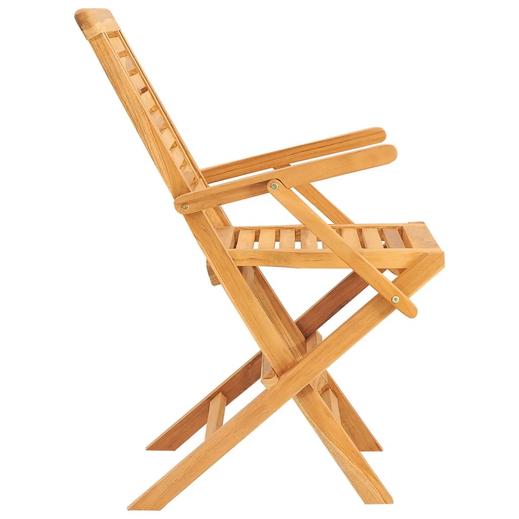vidaXL saliekami dārza krēsli, 2 gab., 56x63x90 cm, masīvs tīkkoks