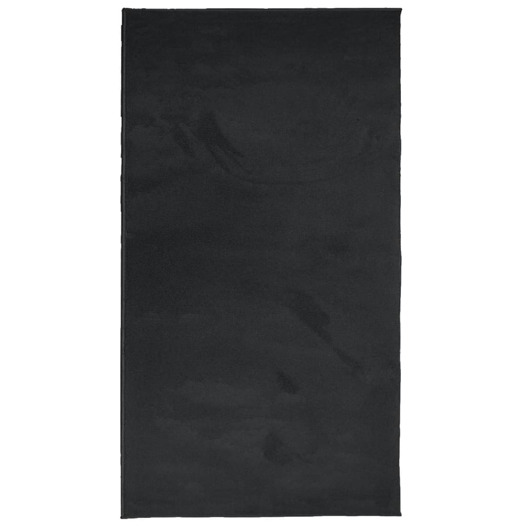 vidaXL paklājs OVIEDO, īsa spalva, mīksts, antracītpelēks, 80x150 cm