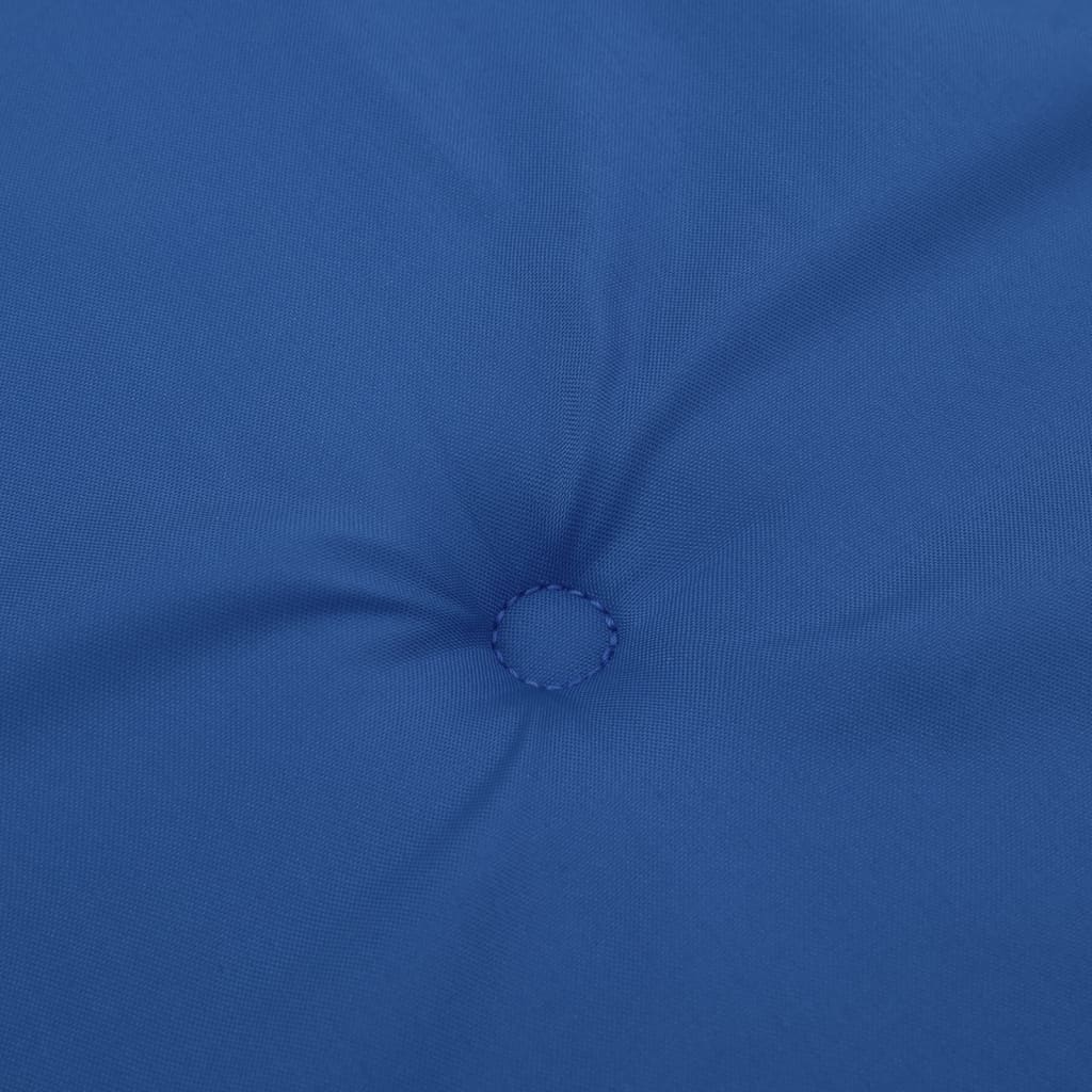 vidaXL dārza sola matracis, 120x50x3 cm, audums, koši zils