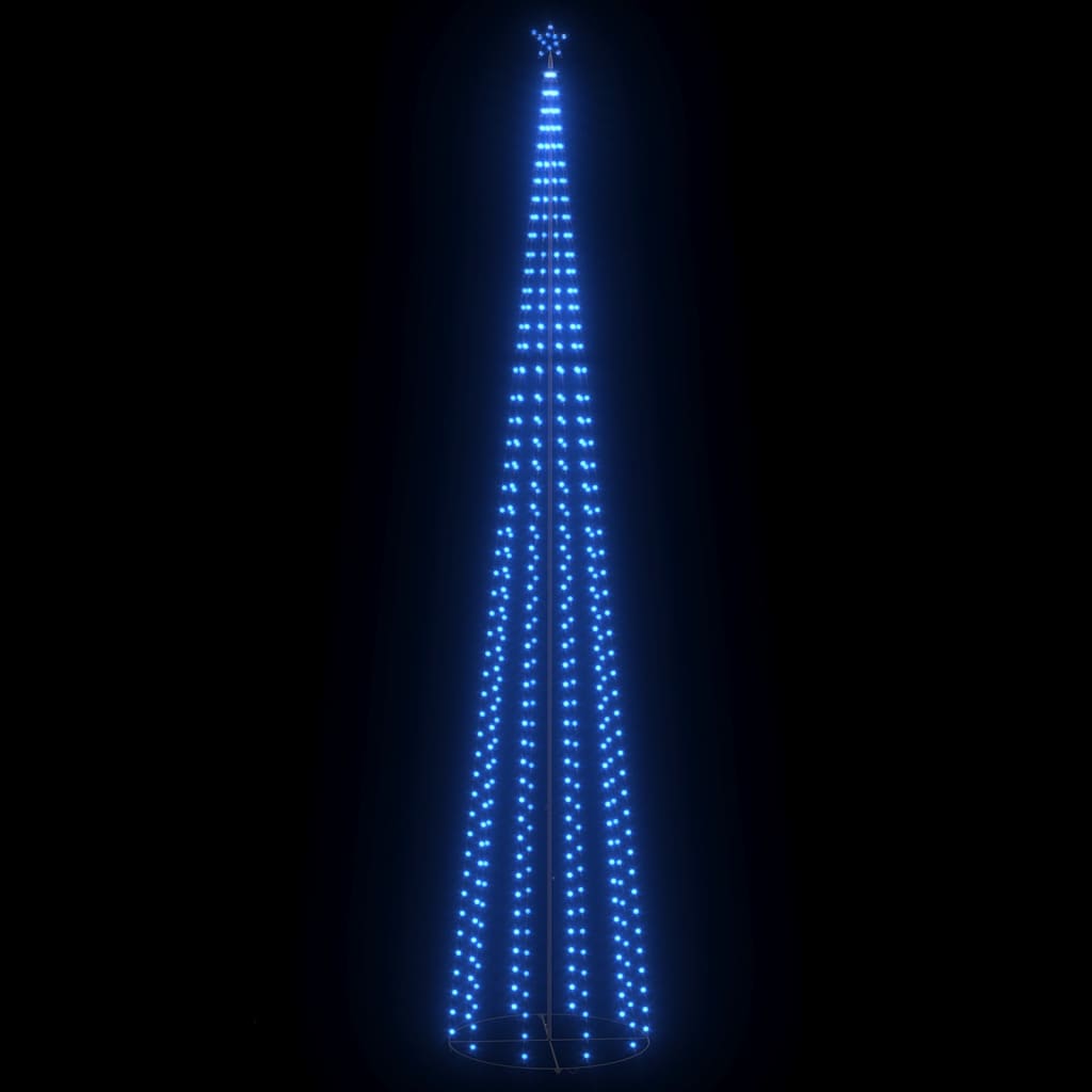 vidaXL Ziemassvētku koks, 752 zilas LED lampiņas, 160x500 cm