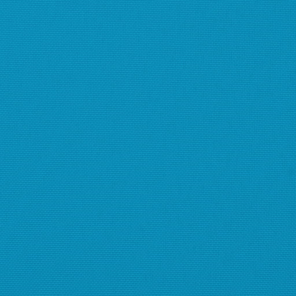 vidaXL dārza sola matracis, 180x50x7 cm, audums, zils