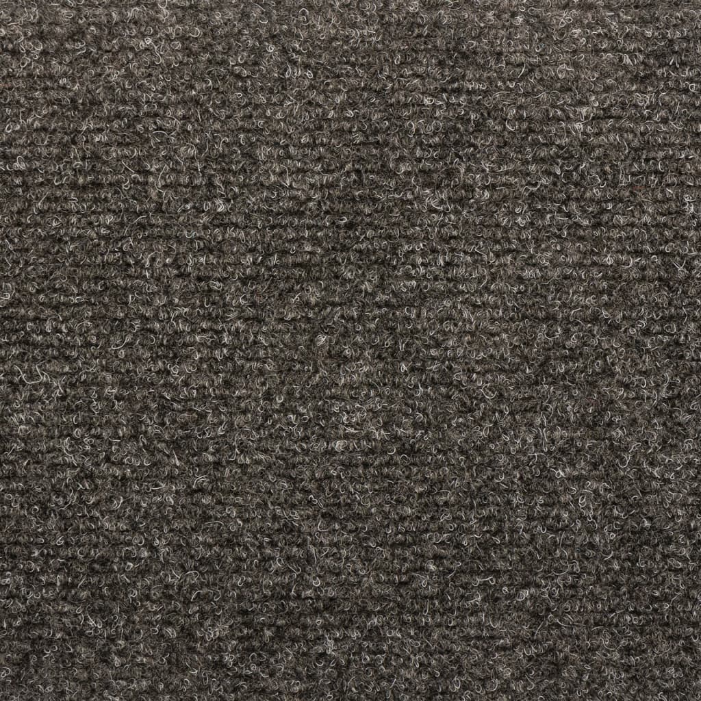 vidaXL kāpņu paklāji, 5 gab., pašlīmējoši, 65x21x4 cm, antracītpelēki