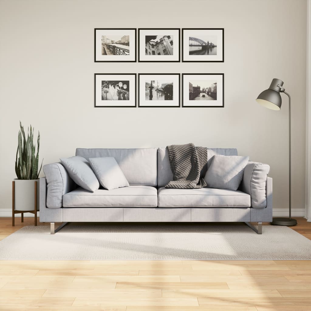 vidaXL paklājs IZA, īsa spalva, skandināvu stils, bēšs, 100x200 cm