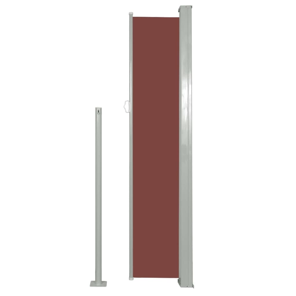 vidaXL izvelkama terases sānu markīze, 160x300 cm, brūna