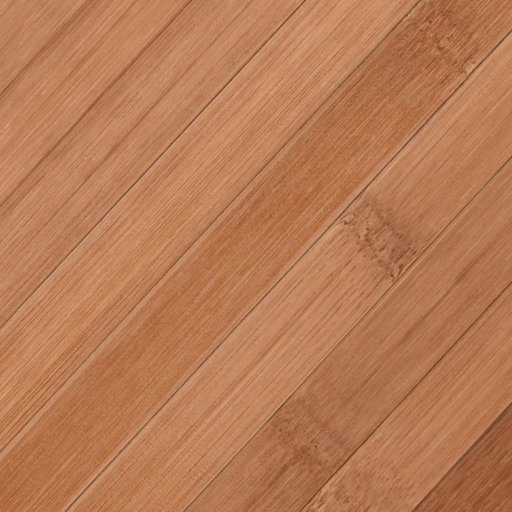 vidaXL paklājs, taisnstūra forma, dabīga krāsa, 60x200 cm, bambuss