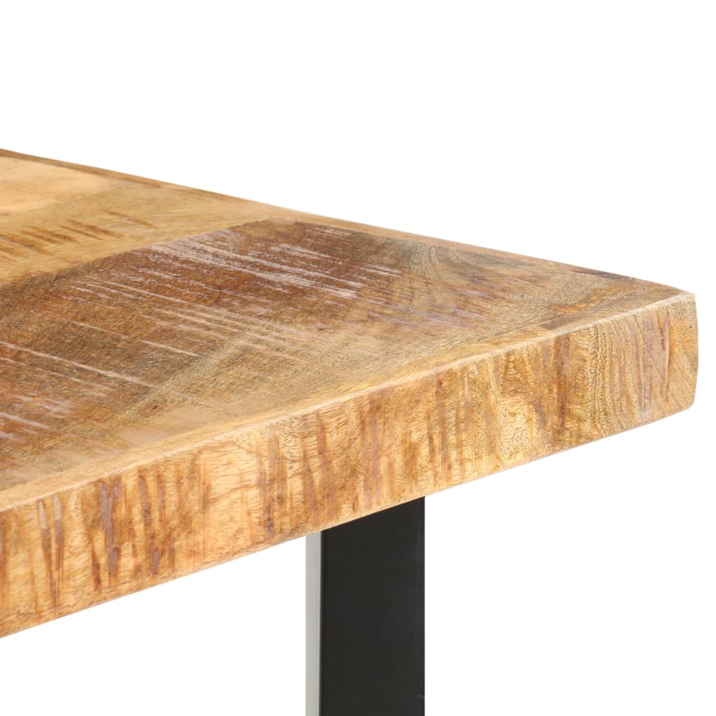 vidaXL bāra galds, 120x58x107 cm, neapstrādāts mango koks