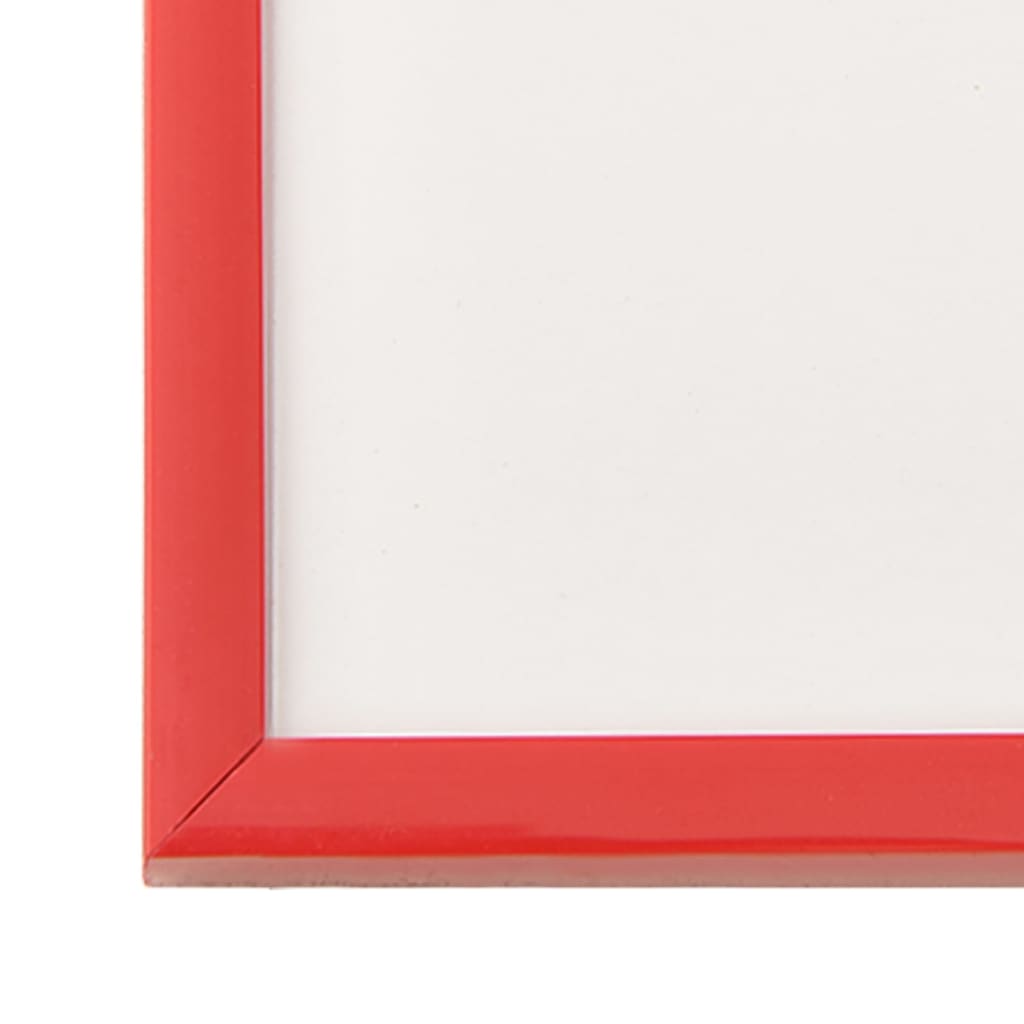 vidaXL foto rāmji, 10 gab., sienai vai galdam, sarkani, 18x24 cm, MDF