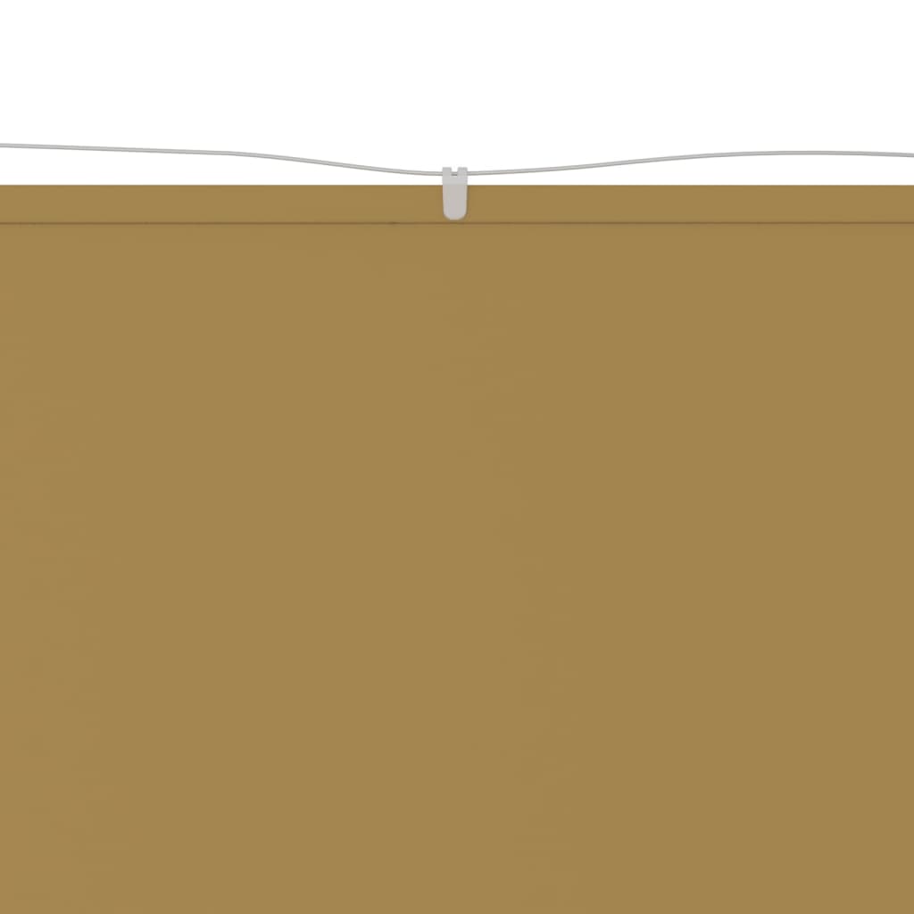 vidaXL vertikāla markīze, bēša, 200x420 cm, Oksfordas audums