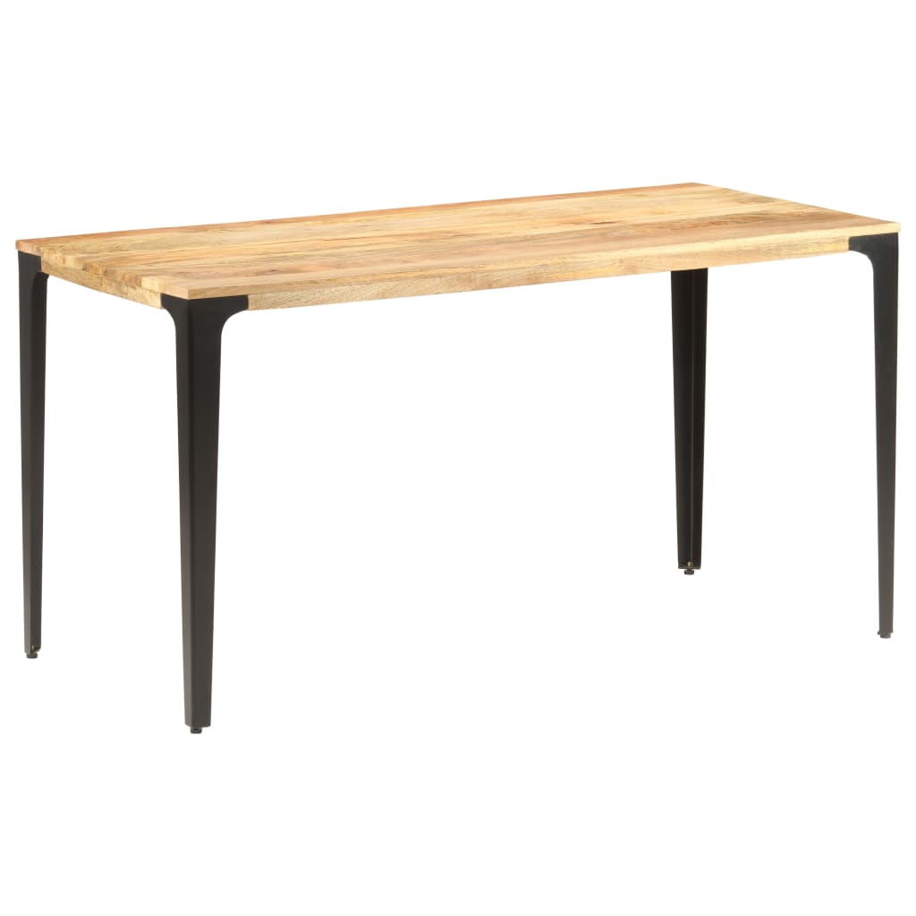 vidaXL virtuves galds, 140x70x76 cm, mango masīvkoks