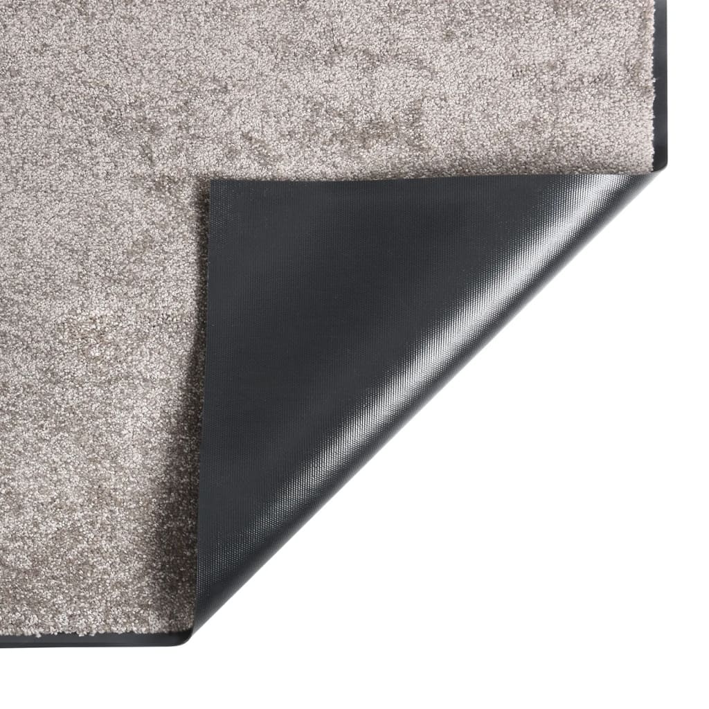 vidaXL durvju paklājs, pelēks, 40x60 cm