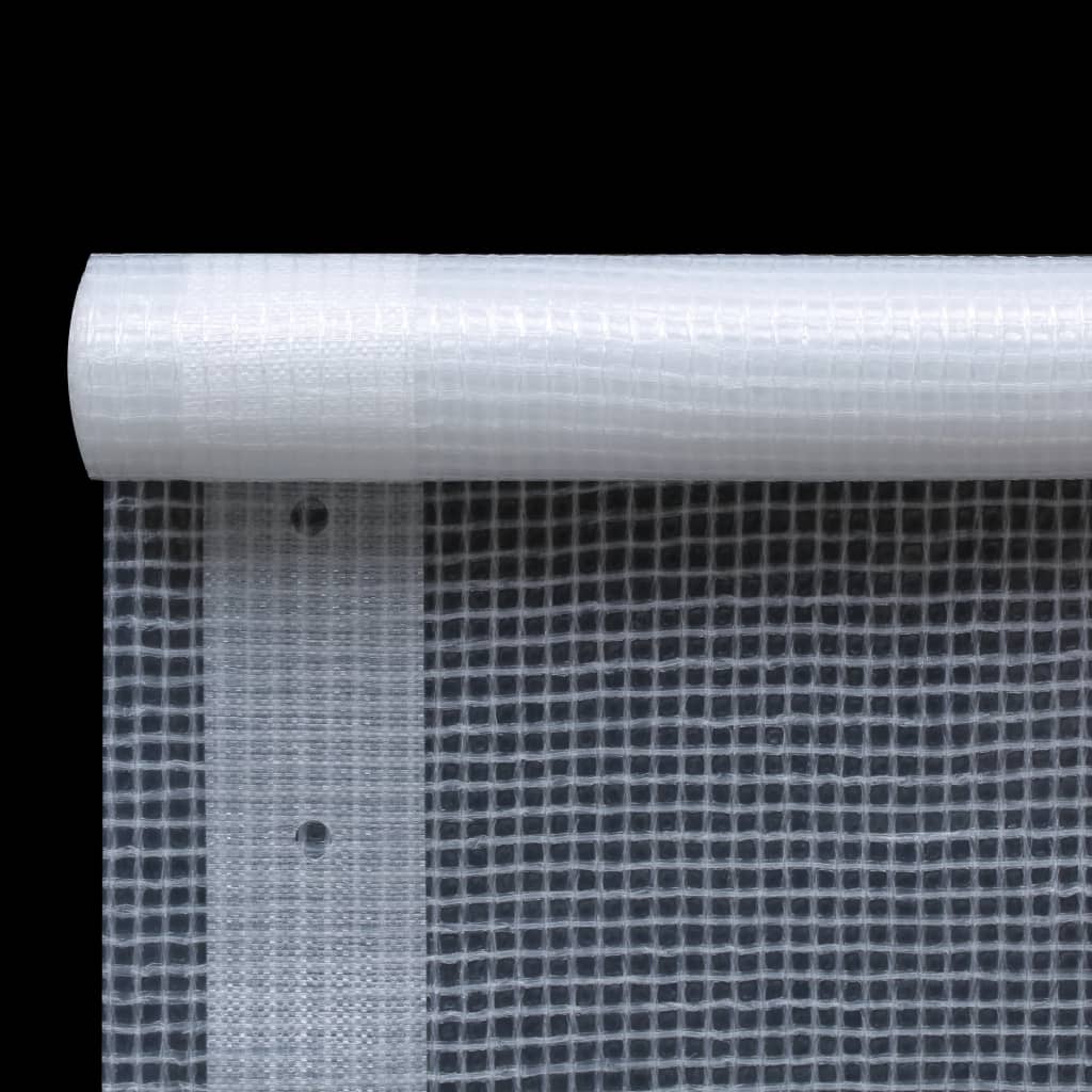 vidaXL brezenta pārklājs, smalki austs, 260 g/m² 1,5x15 m, balts