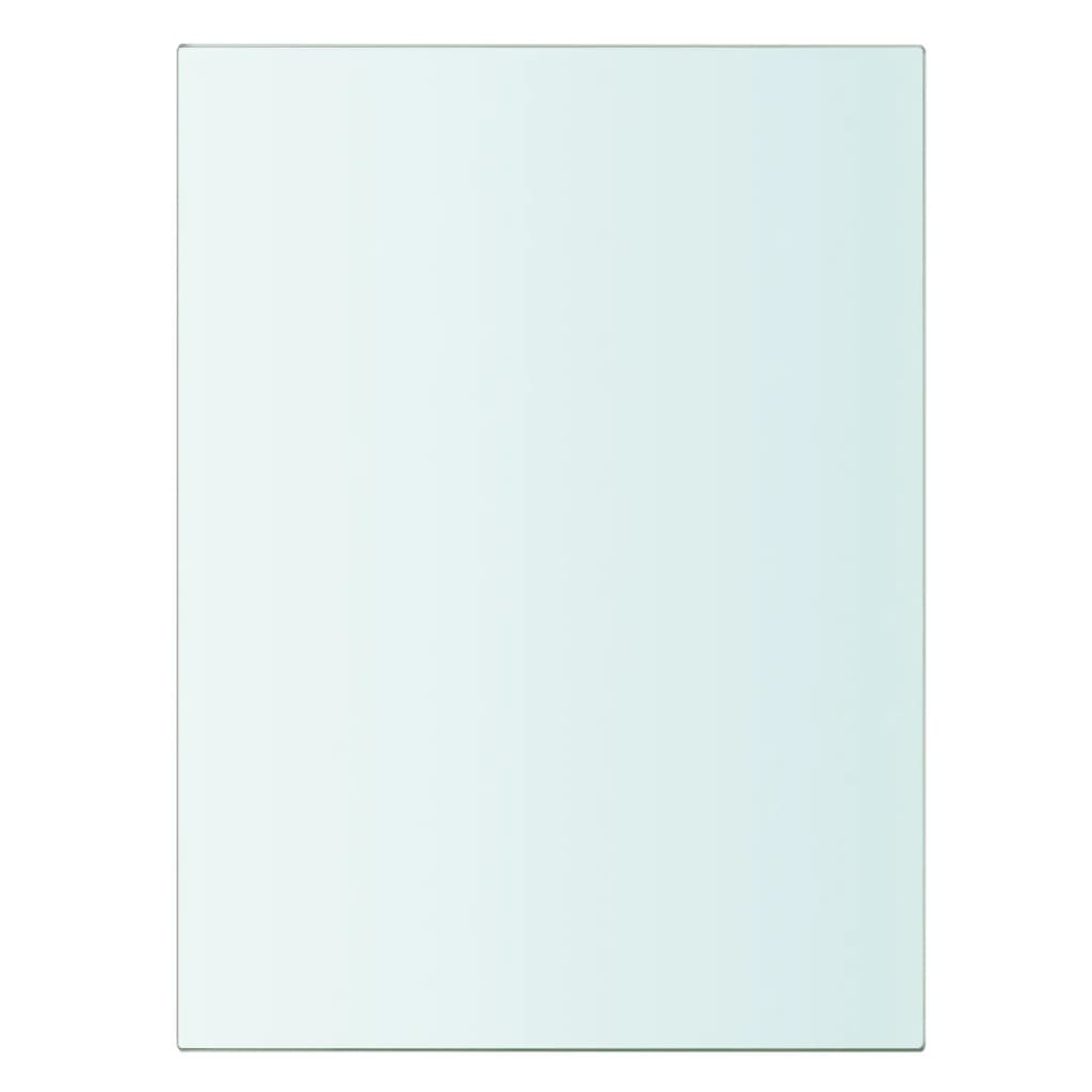 vidaXL stikla plauktu paneļi, 2 gab., 20x15 cm, caurspīdīgi