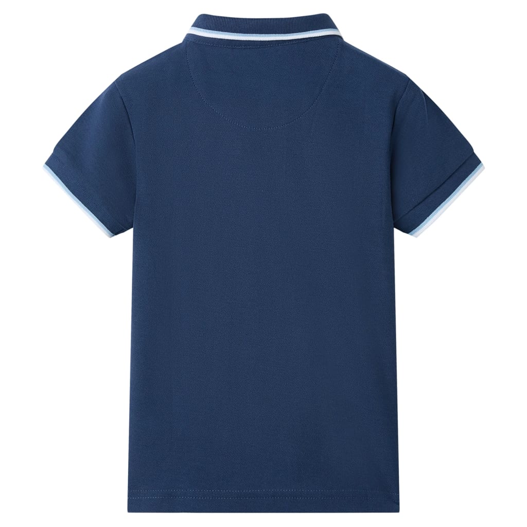 Bērnu polo krekls, tumši zils, 92