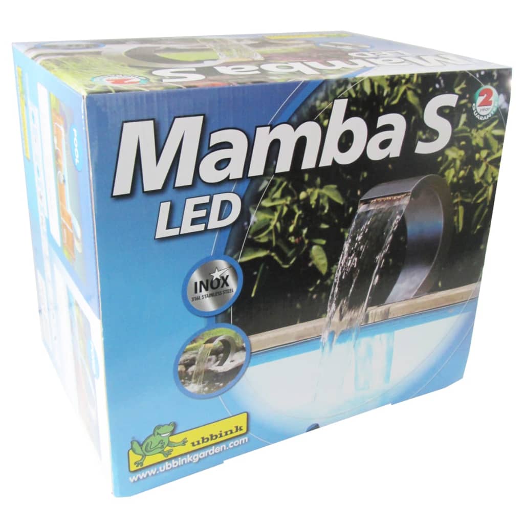 Ubbink ūdenskritums Mamba S-LED, nerūsējošs tērauds