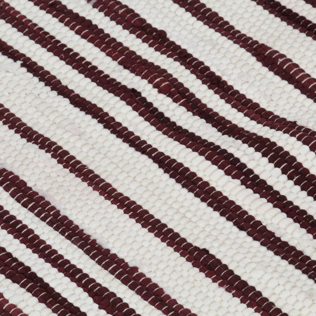 vidaXL Chindi paklājs, 200x290 cm, pīts ar rokām, kokvilna