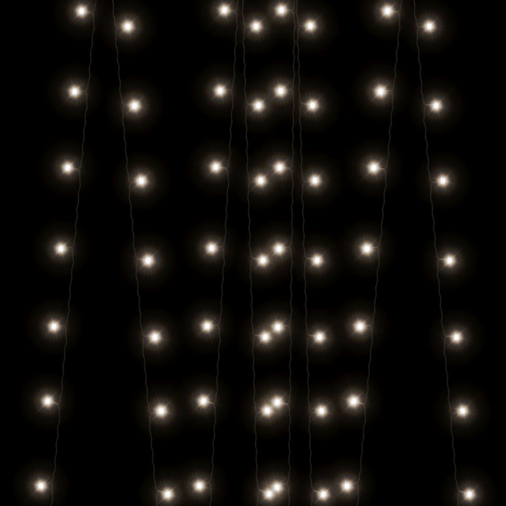 vidaXL solārā lampiņu virtene, 5 gab., 5x200 LED, vēsi balta krāsa