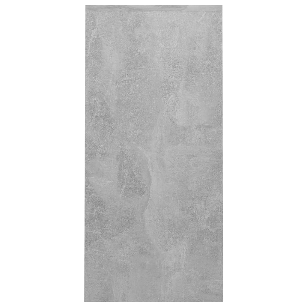 vidaXL rakstāmgalds, 102,5x35x75 cm, skaidu plāksne, betona pelēks