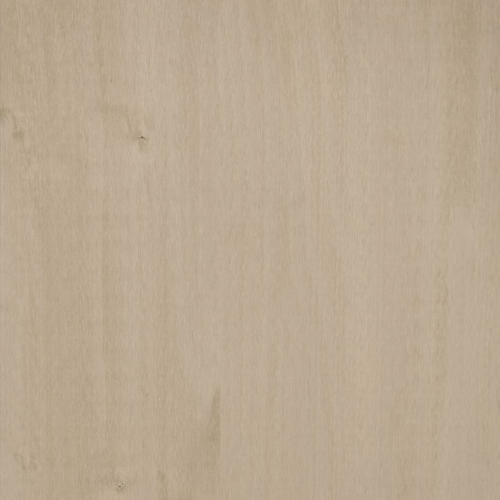 vidaXL konsoles galds HAMAR, medus brūns, 90x35x90 cm, priedes koks