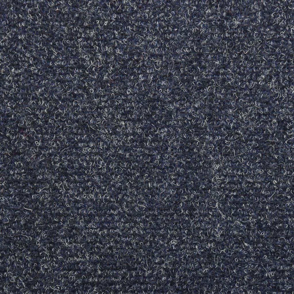 vidaXL kāpņu paklāji, 10 gab., 65x21x4 cm, antracītpelēki