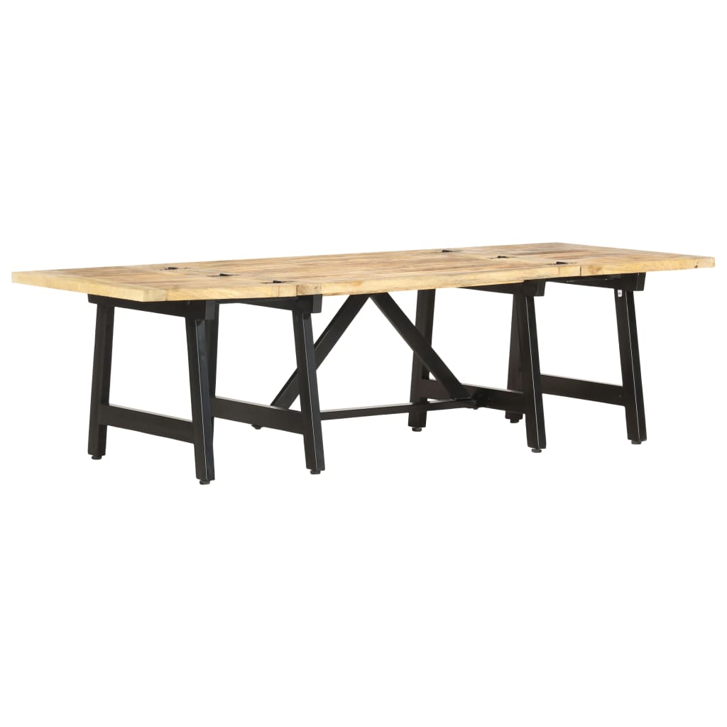 vidaXL pagarināms kafijas galdiņš, 160x70x45 cm, mango masīvkoks